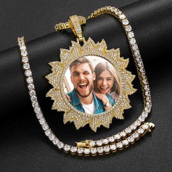 MARY Pendentif personnalisé photo