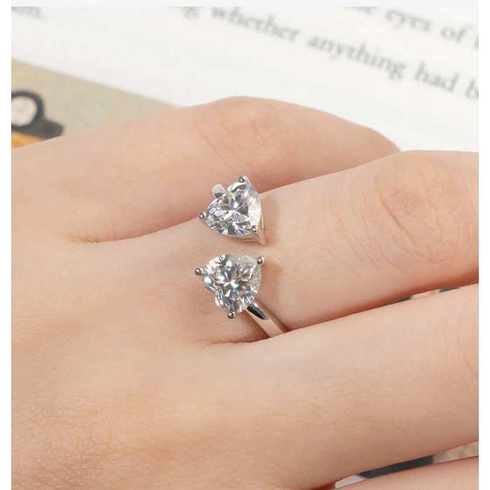 BEA Bague Moissanite femme