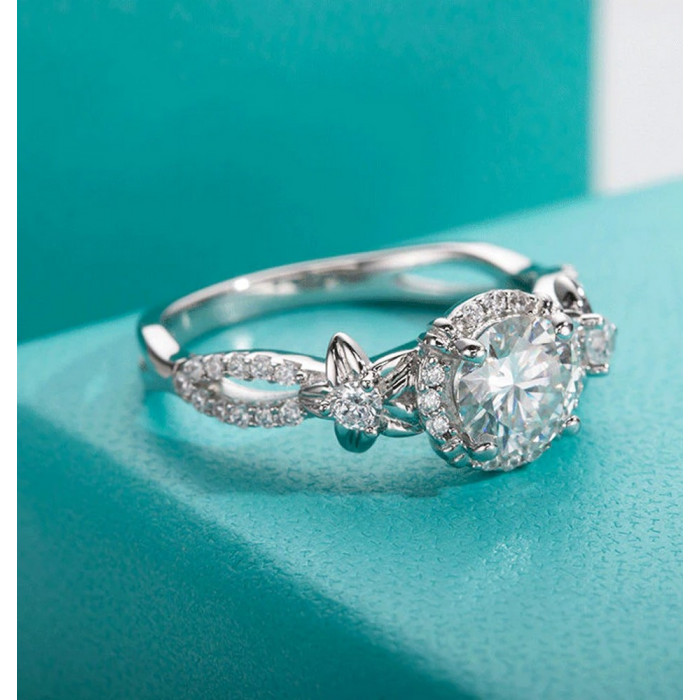 REBECCA Bague Moissanite femme