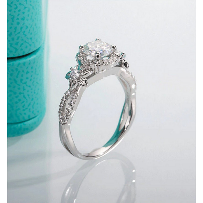 REBECCA Bague Moissanite femme