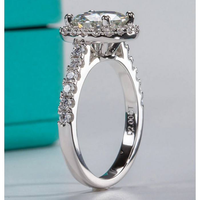 MAURICIA Bague Moissanite femme