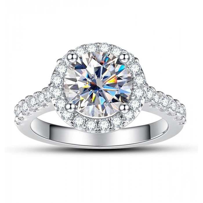 MAURICIA Bague Moissanite...