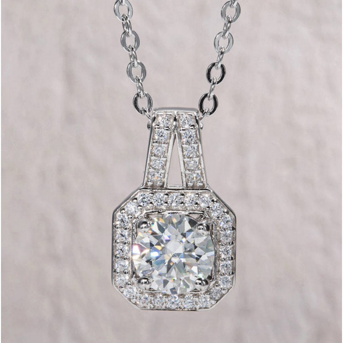 RAKEL Pendentif Moissanite