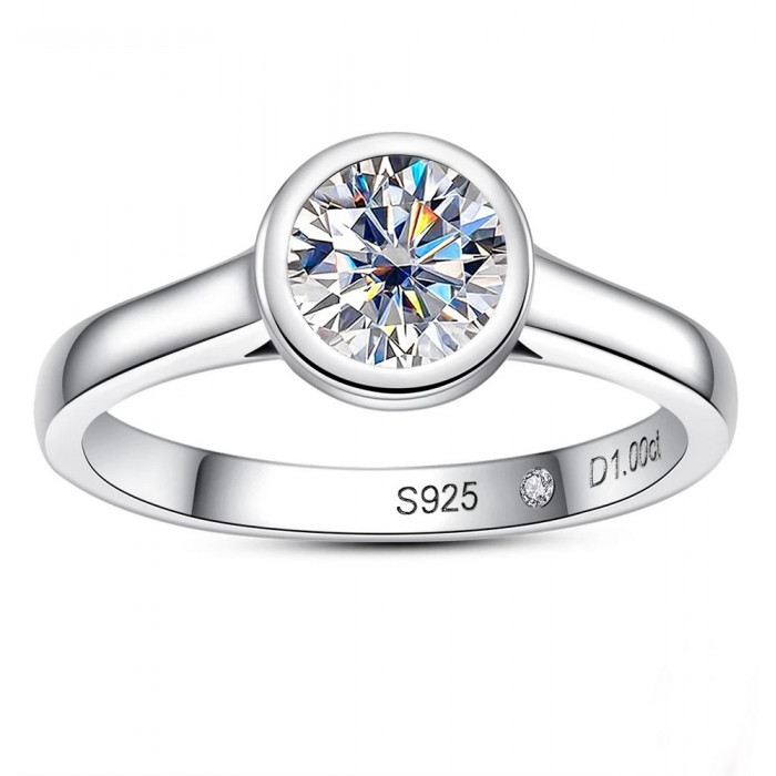 PALLAVI Bague Moissanite 3ct