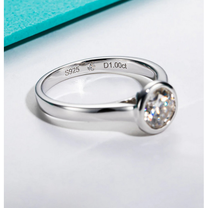 PALLAVI Bague Moissanite 3ct