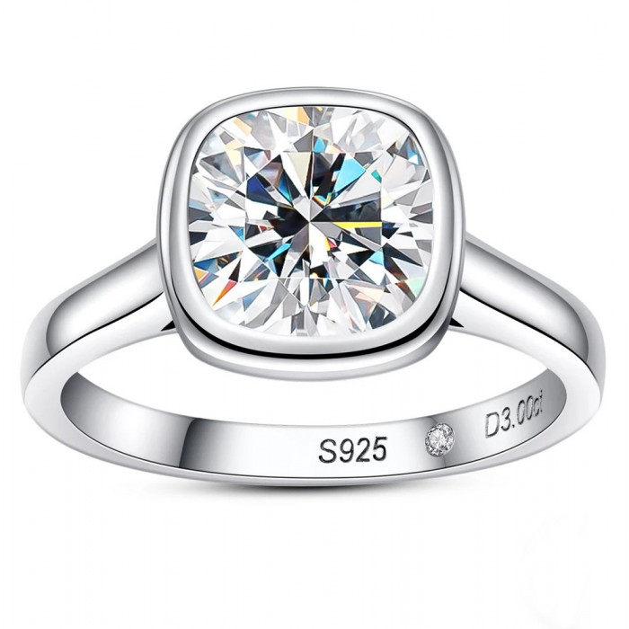 ESMELDA Bague Moissanite