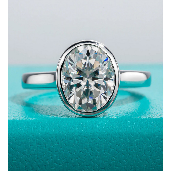 ELYOR Bague Moissanite