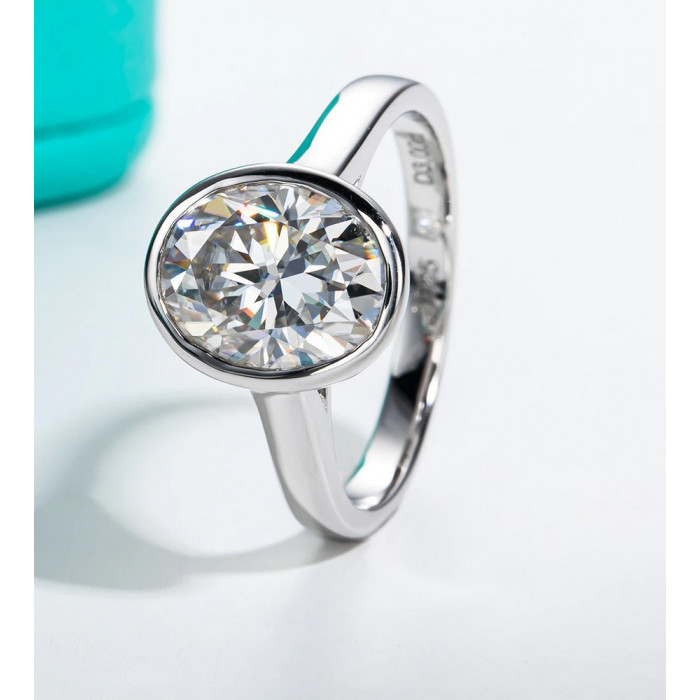 ELYOR Bague Moissanite
