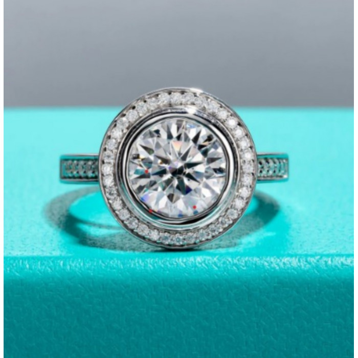 ELYAM Bague Moissanite