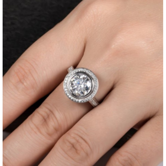 ELYAM Bague Moissanite