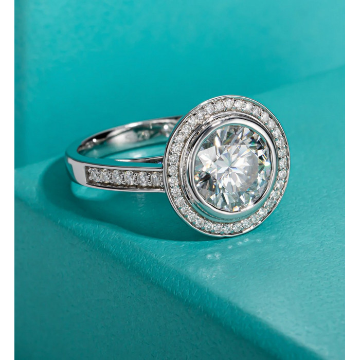 ELYAM Bague Moissanite