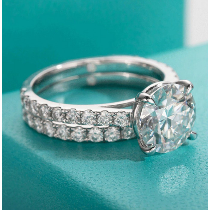 AMETYSTA Bague Moissanite