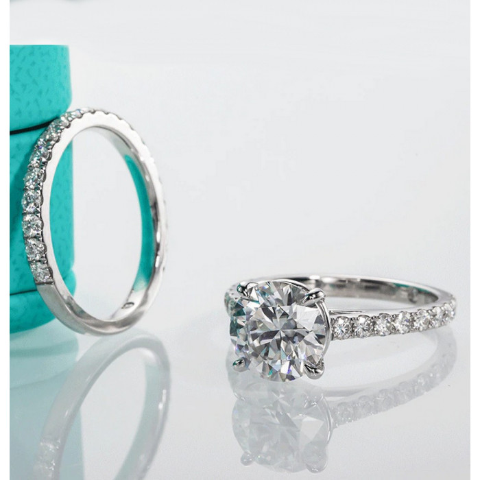 AMETYSTA Bague Moissanite