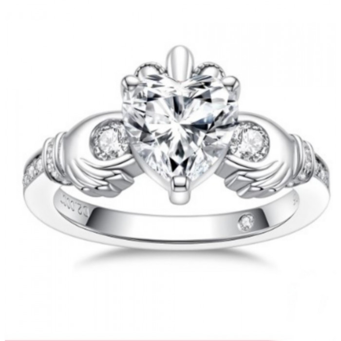 FEDERA Bague Moissanite