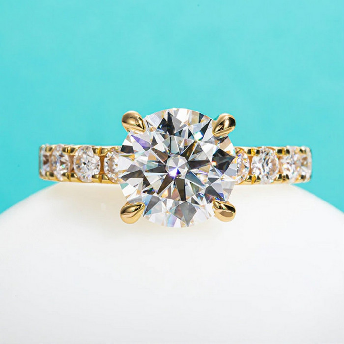 AMARINA Bague Moissanite
