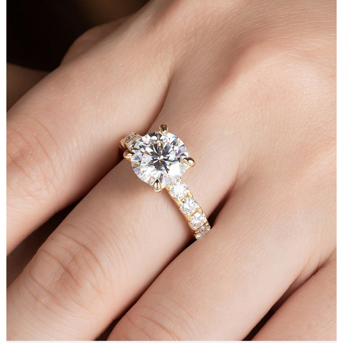 AMARINA Bague Moissanite
