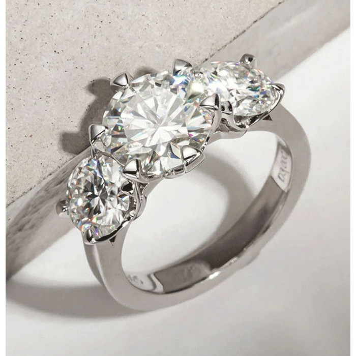 KENDRA Bague Moissanite en Argent