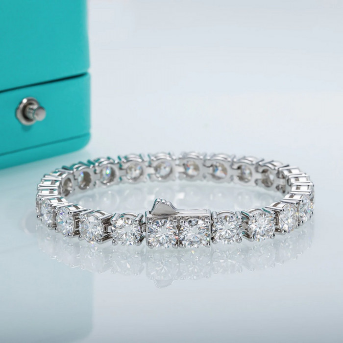 Bracelet tennis Moissanite