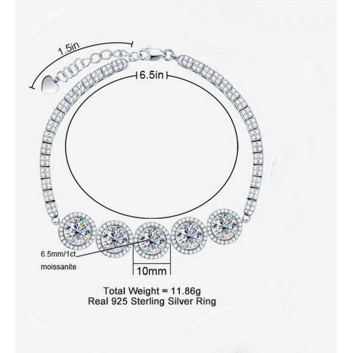 EDISON Bracelet Moissanite