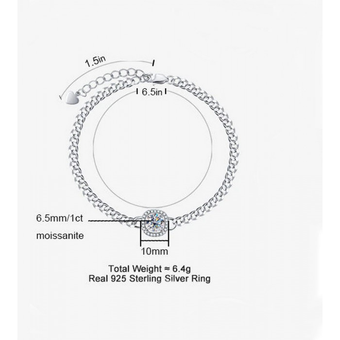 ZENA Bracelet Moissanite