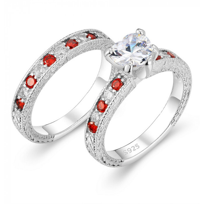 Leticia Bague Double en Argent