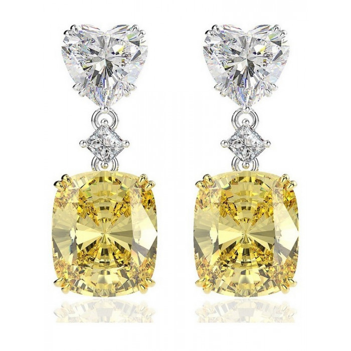 Boucles d'oreilles Cœur Argent
