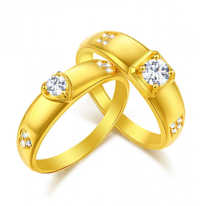 Ensemble de bague Mossanite