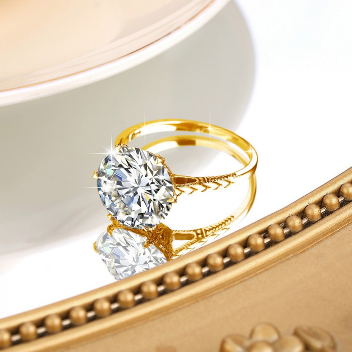 Maïna Bague Moissanite