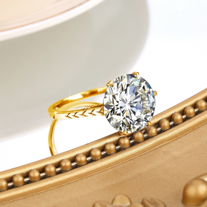 Maïna Bague Moissanite