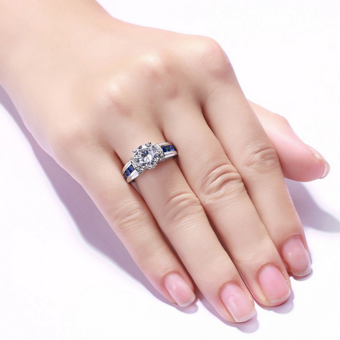Shirine Bague Moissanite