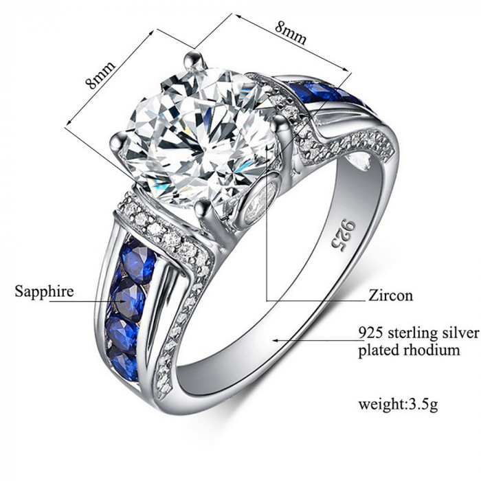 Shyrine Bague Moissanite