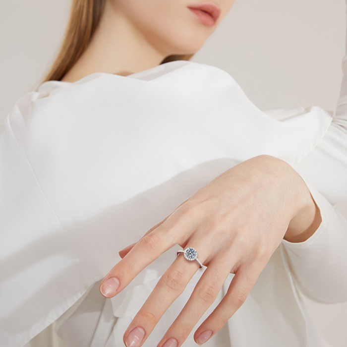 Layanah Bague Moissanite
