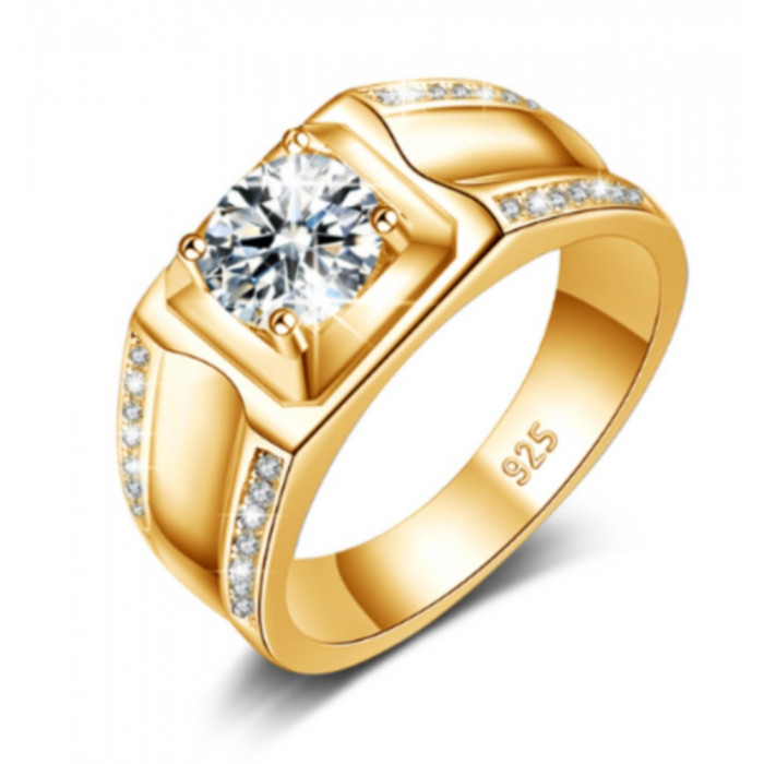 BRAD Chevalière avec Moissanite