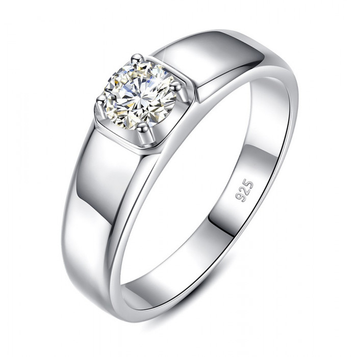 ALEXY Chevalière avec Moissanite