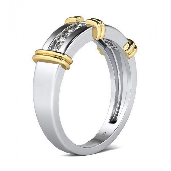 MARS Chevalière avec Moissanite