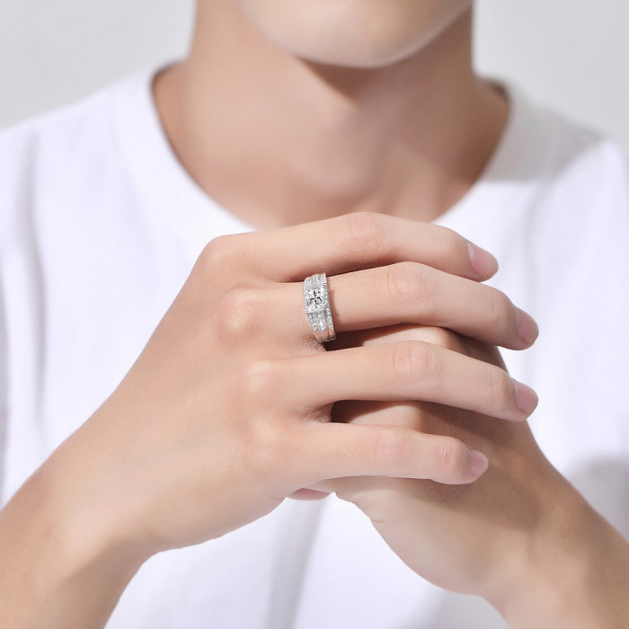 Gwenaëlle Bague Moissanite