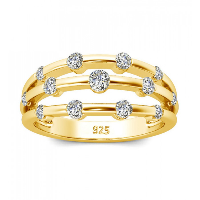 Tea bague Moissanite