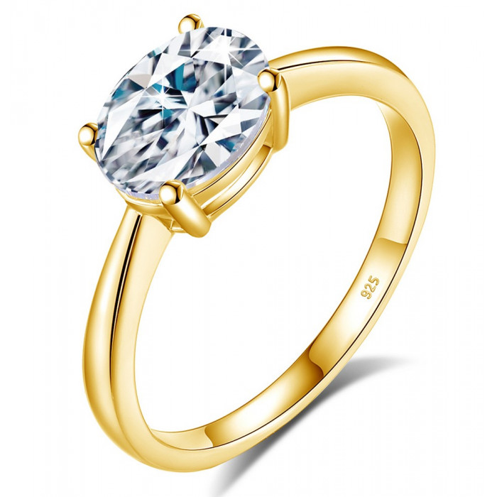 Jill bague Moissanite