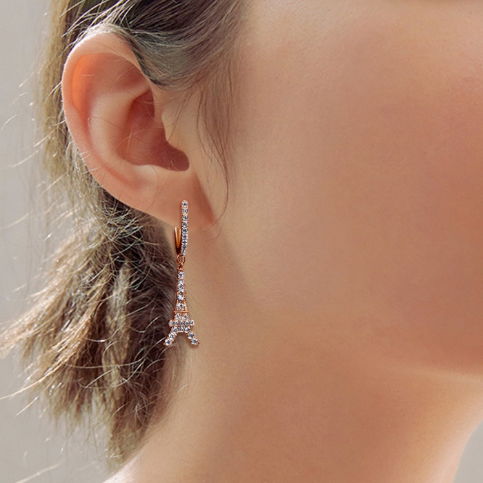 Myla Boucles d'oreilles Moissanite