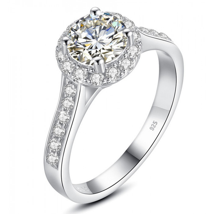 Yosra bague Moissanite