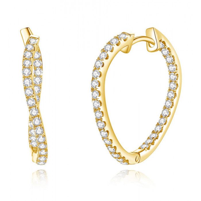 Melusine créoles Moissanite