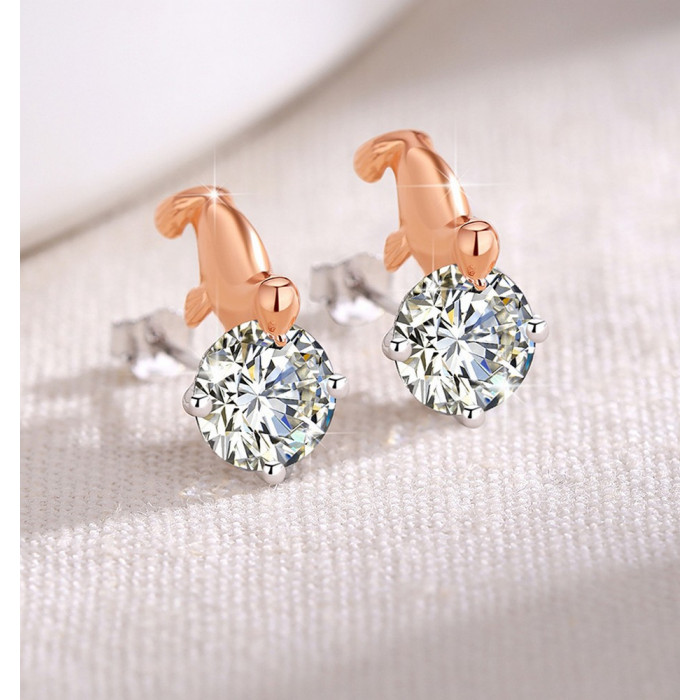 Sally Boucles d'oreilles Moissanites