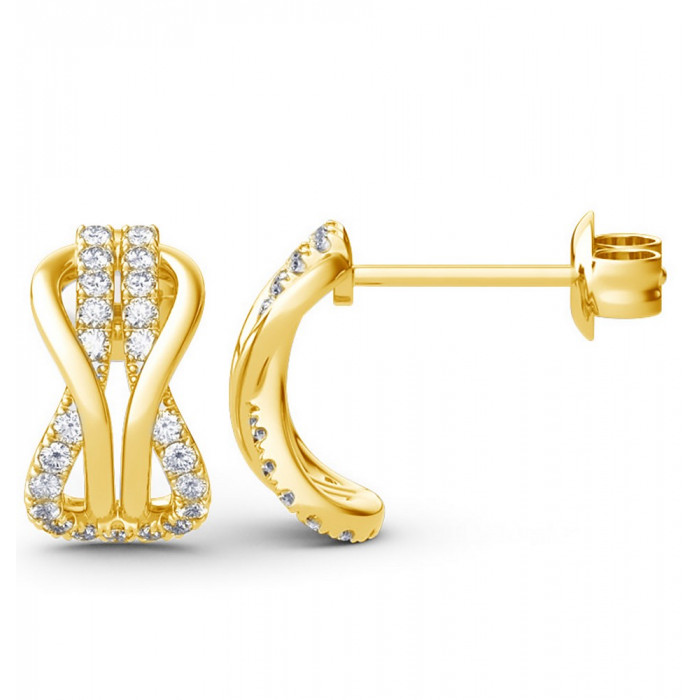 Anne-Laure Boucles d'oreilles Moissanites
