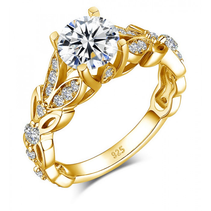 Neela bague Moissanite