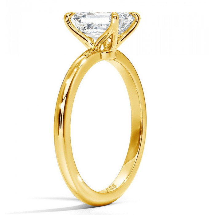 Adélie bague double Moissanite