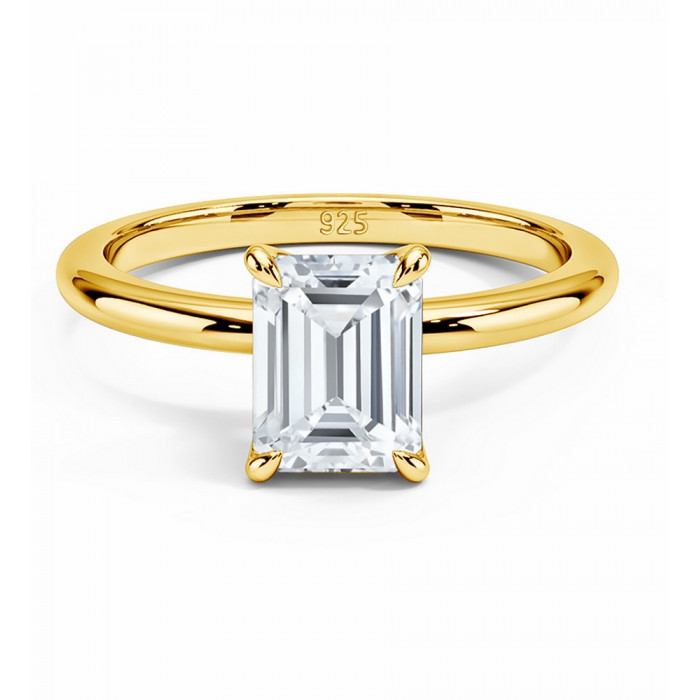 Adélie bague double Moissanite