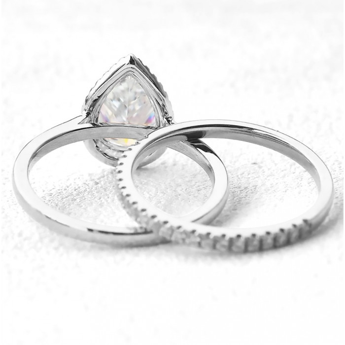 Shani bague Moissanite