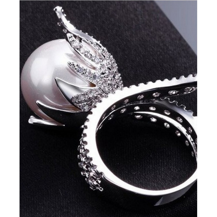 SALLY Bague perle pour Femme