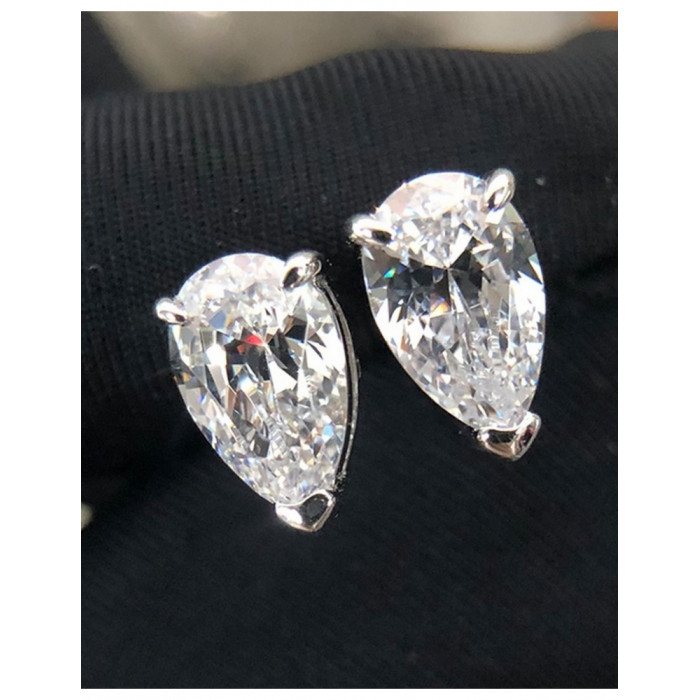 Boucles d'oreilles Moissanite