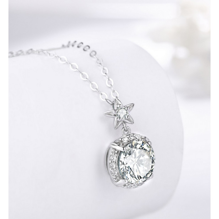 Zuzanna Pendentif Moissanite